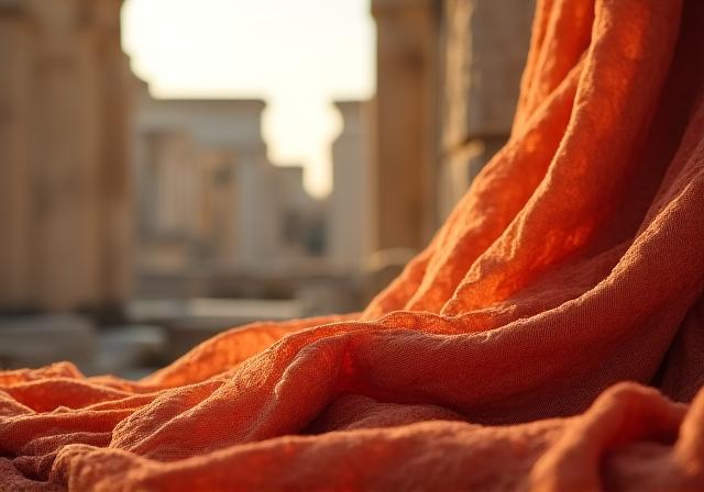 Rovine romane e antichi tessuti